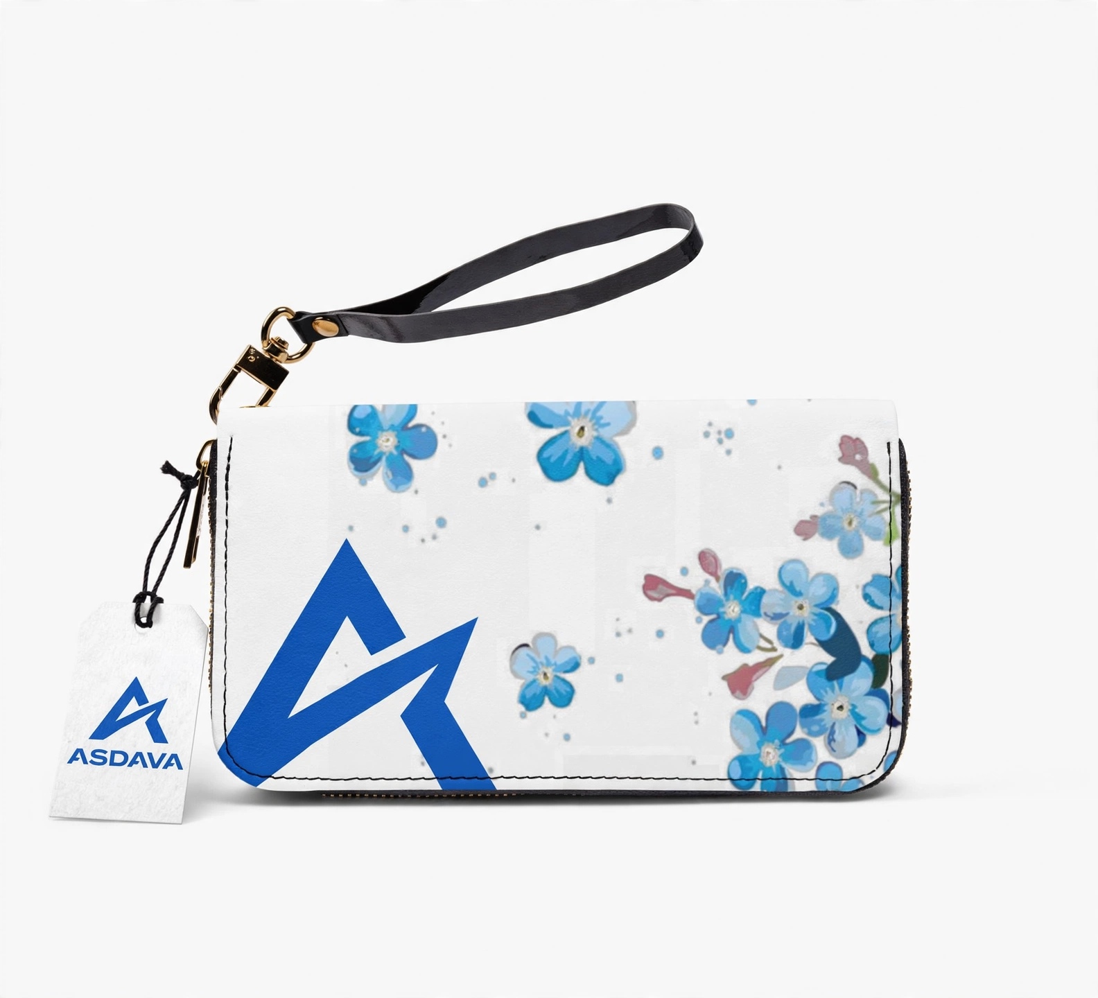 ASDAVA Long Wallet with Wrist Strap