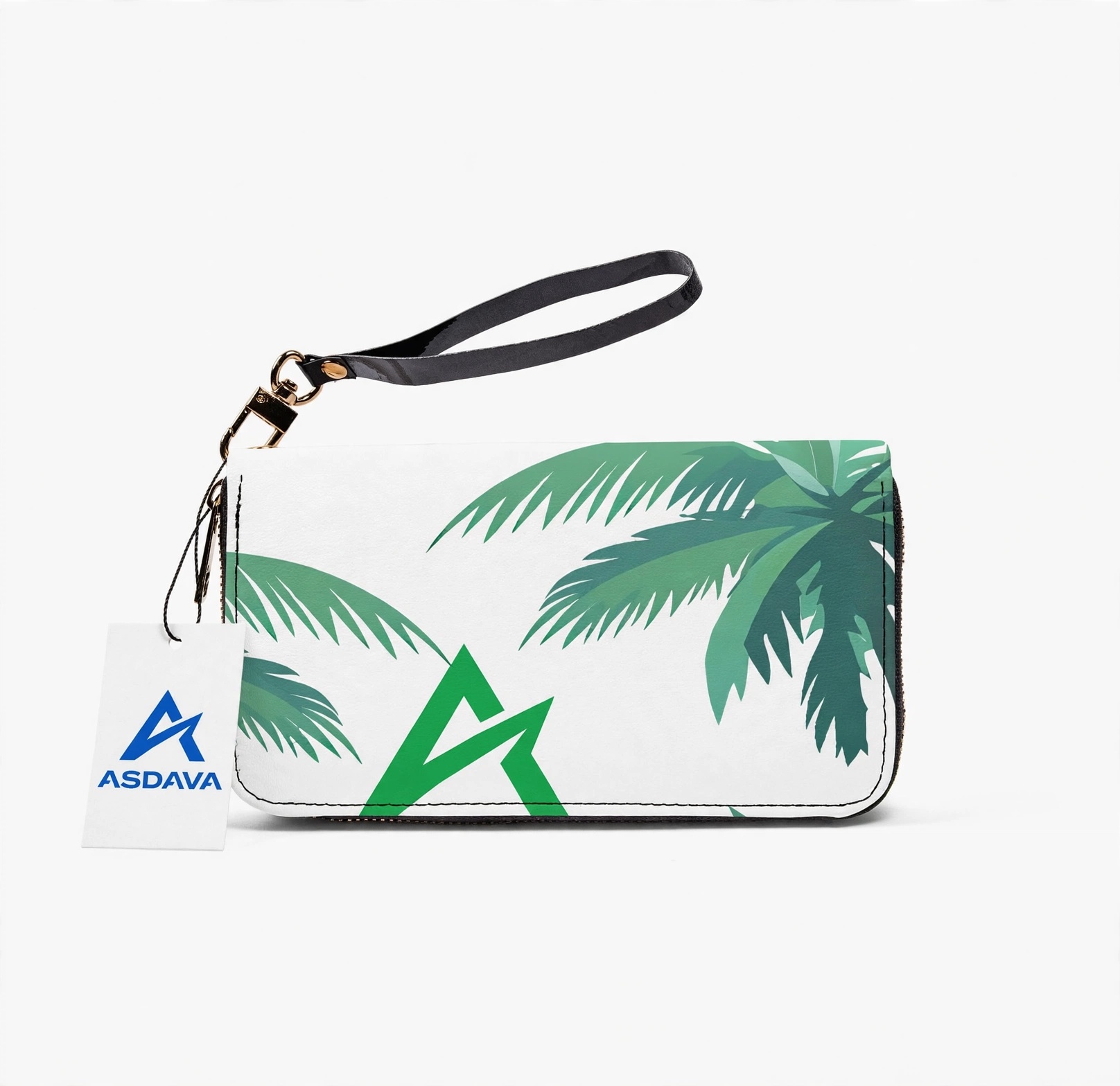 ASDAVA Long Wallet with Wrist Strap