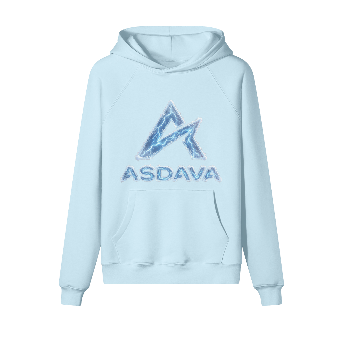 ASDAVA Hoodie - Ice Lightning Logo Edition - Image 2