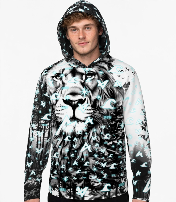 ASDAVA Unisex Hoodie "The Forest Meets the King" Limited Edition 001/100 - Image 3