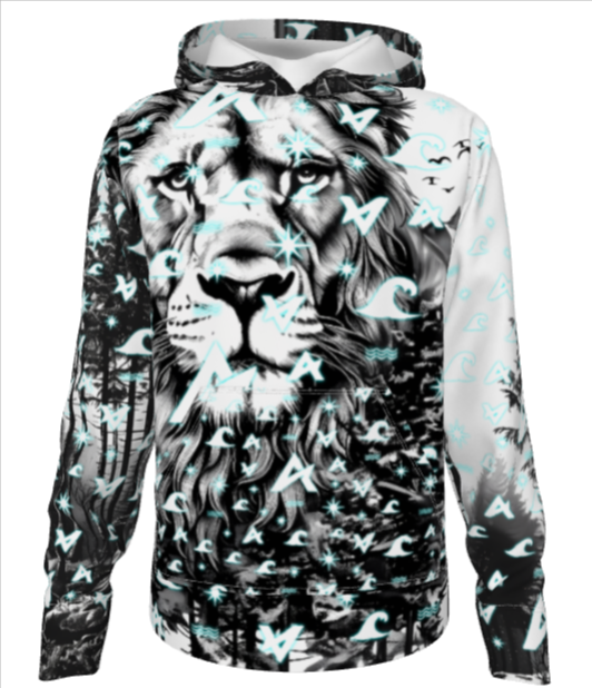 ASDAVA Unisex Hoodie "The Forest Meets the King" Limited Edition 001/100 - Image 7