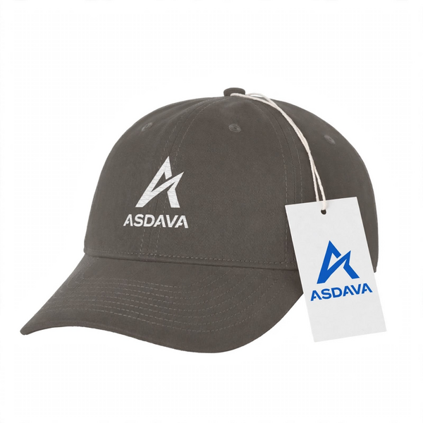 ASDAVA Vintage Washed Cap -  Grey Edition - Best for Bests