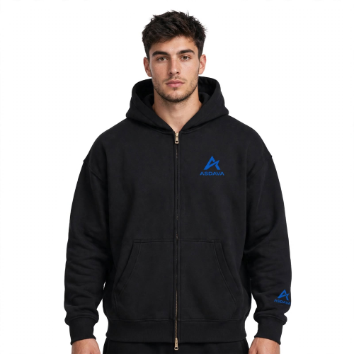 ASDAVA - Wear Your Uniqueness Essential Oversized Fleece Boxy Hoodie - Image 4