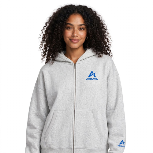 ASDAVA - Wear Your Uniqueness Essential Oversized Fleece Boxy Hoodie - Image 2
