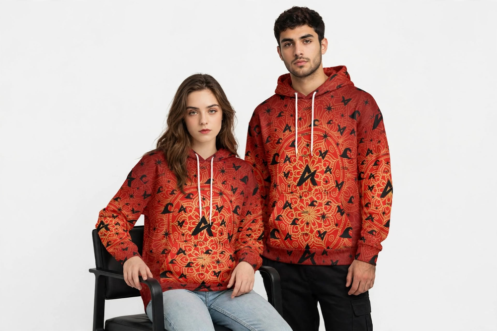 ASDAVA - Signature Hoodie - Gold Mandala Limited Numbered Edition[001]